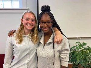 AYTI participants, Zoe (left) and Dinkenesh (right)